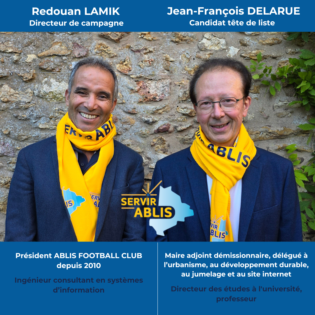 Redouan Lamik et Jean-François Delarue