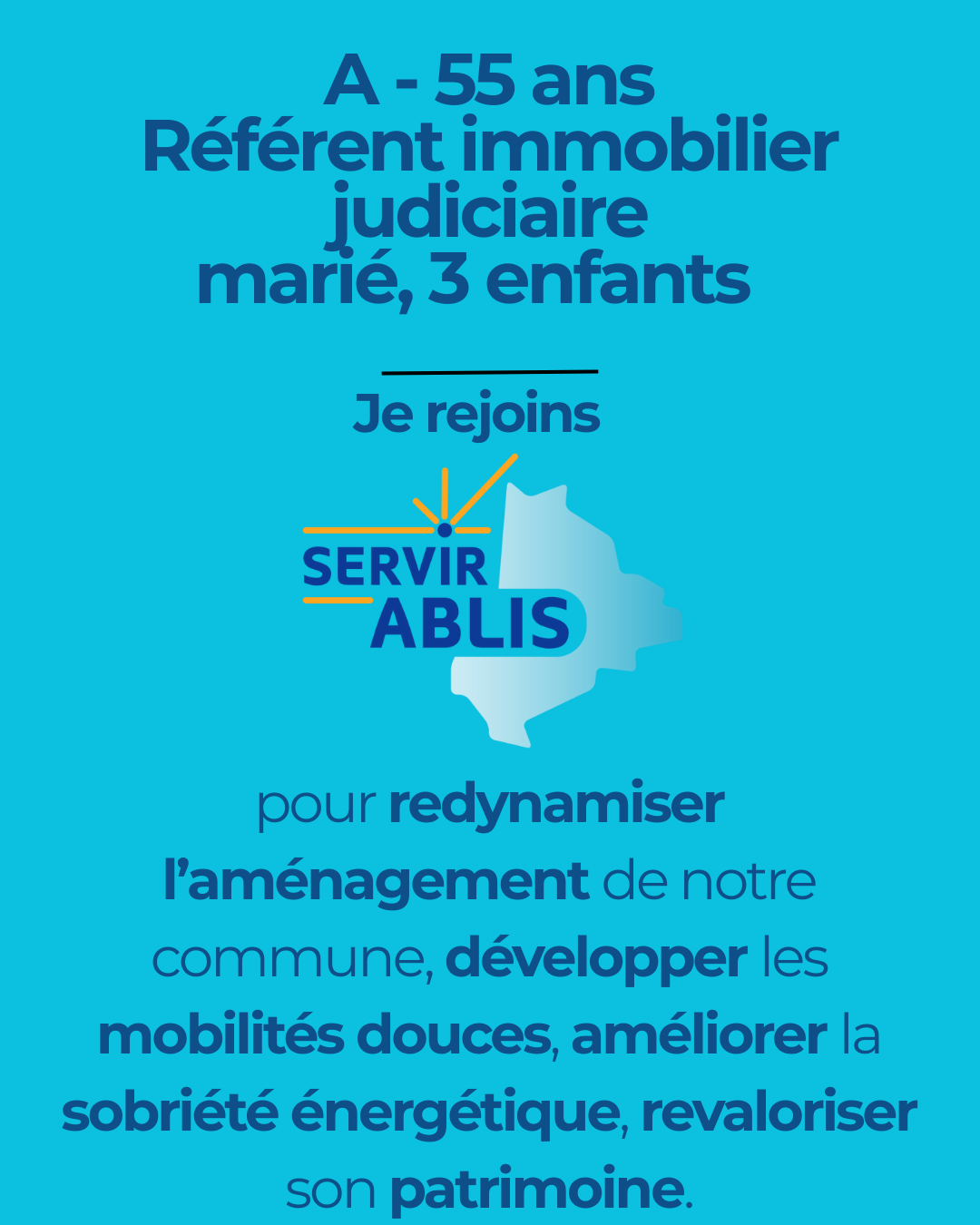 A - 55 ans Référent immobilier judiciaire marié, 3 enfants pour servir Ablis