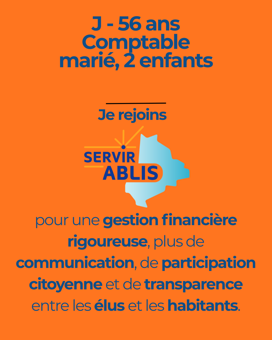 J - 56 ans Comptable marié, 2 enfants pour servir Ablis