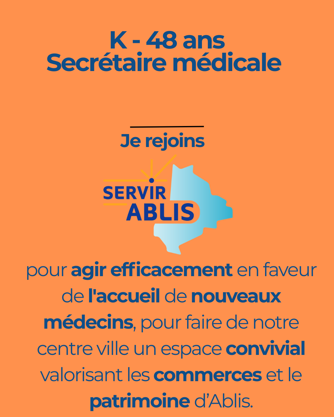 K - 48 ans secrétaire médicale pour servir Ablis